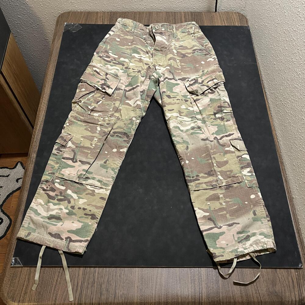 Propper Army Combat Uniform Multicam FR Ripstop Cargo Pants Men Camo Small Short